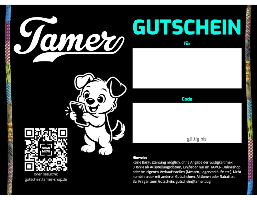 TAMER Gutschein - TAMER Deutschland